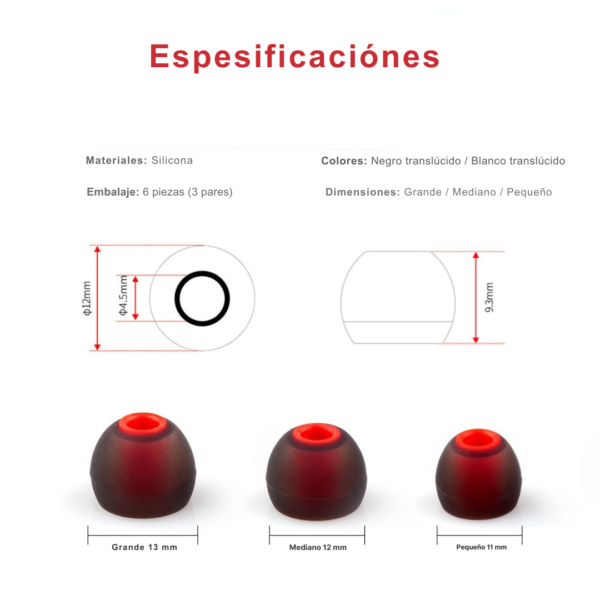 Eartips Silicon